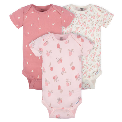 Gerber Onesies 3 Pack Apples Sweet